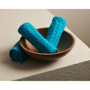 Pixel Cotton Waffle Face Towel