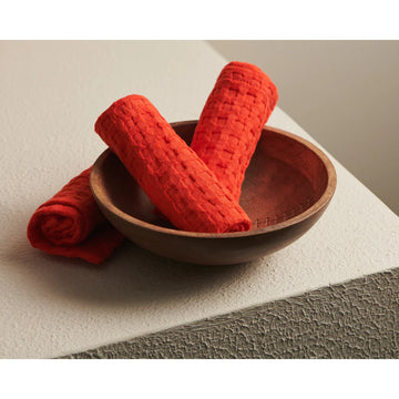 Pixel Cotton Waffle Face Towel