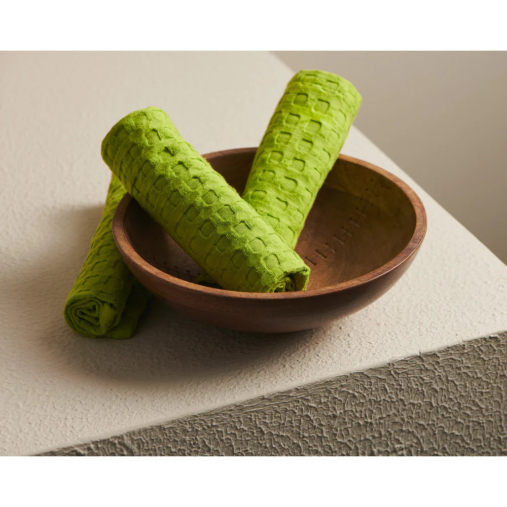 Pixel Cotton Waffle Face Towel