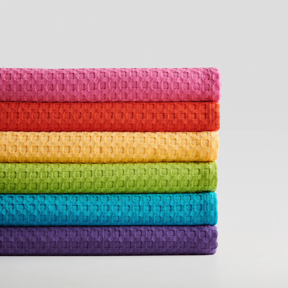 Pixel Cotton Waffle Hand Towel