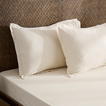 Sand Cotton Bamboo Chambray Bedsheet