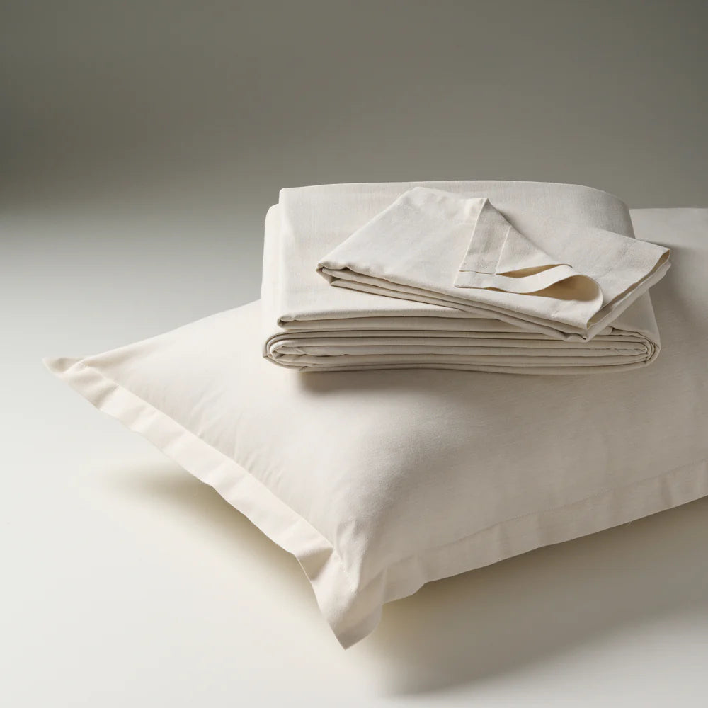 Sand Cotton Bamboo Chambray Bedsheet