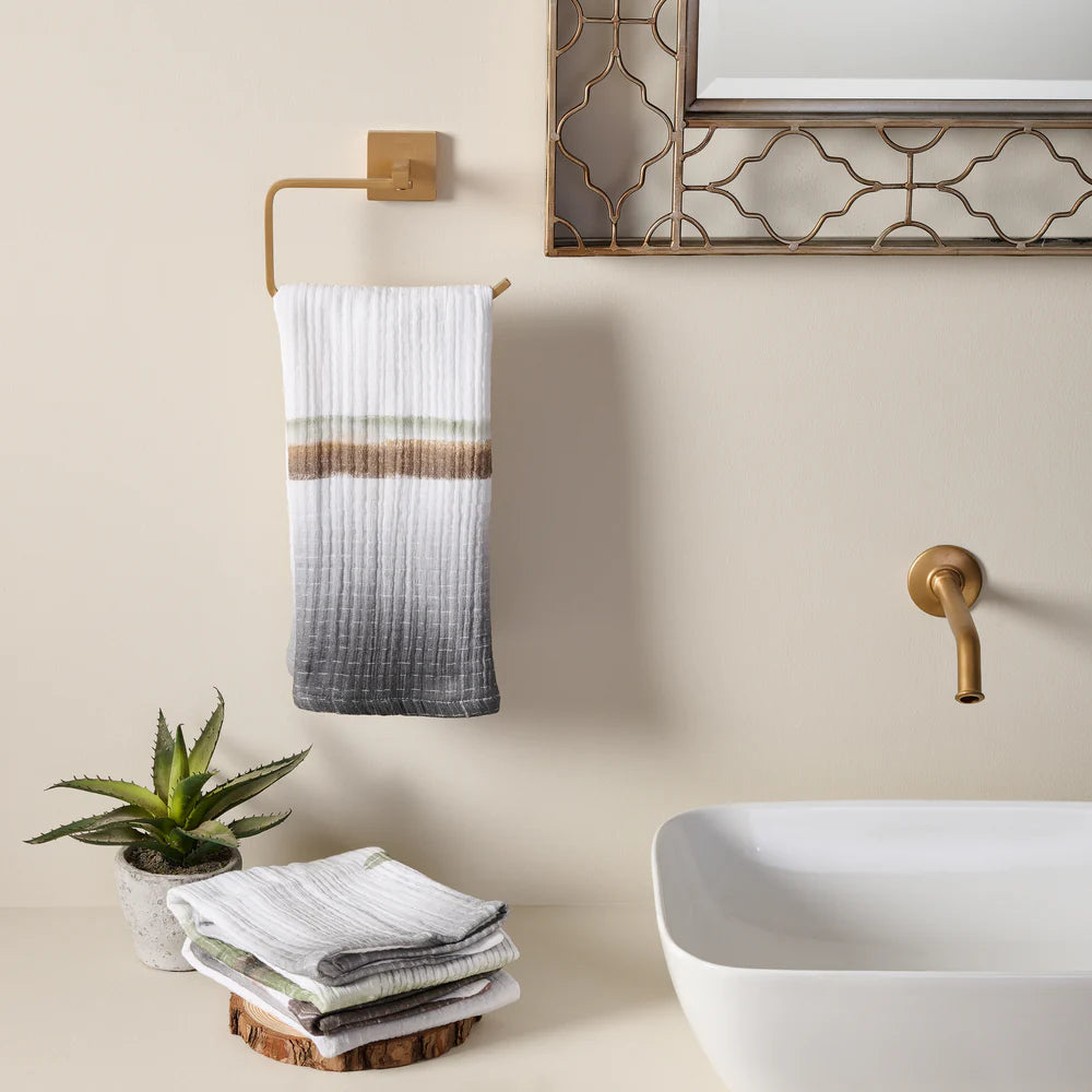 Savanna Rain Cotton Gauze Hand Towel