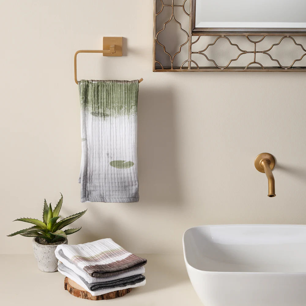 Savanna Rain Cotton Gauze Hand Towel