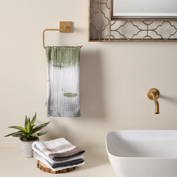 Savanna Rain Cotton Gauze Hand Towel