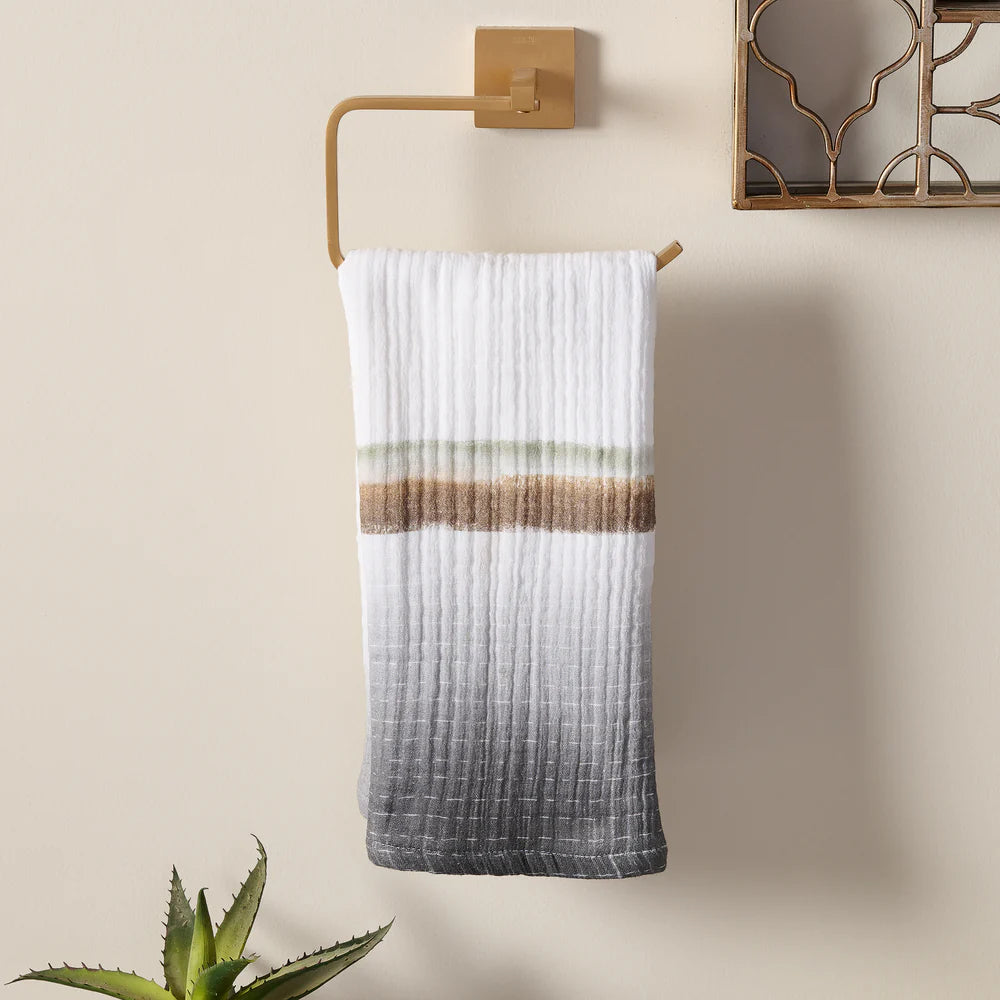 Savanna Rain Cotton Gauze Hand Towel