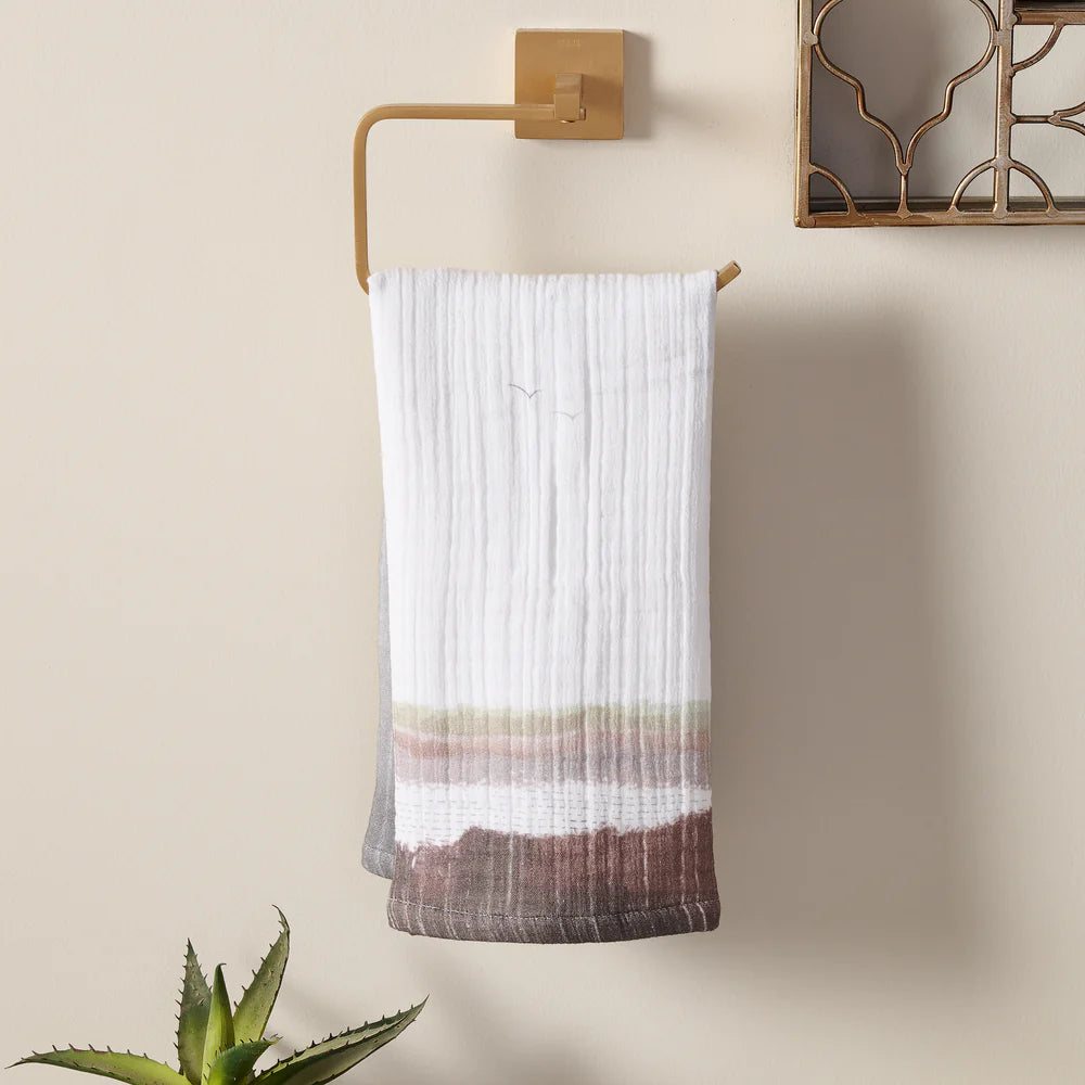 Savanna Rain Cotton Gauze Hand Towel