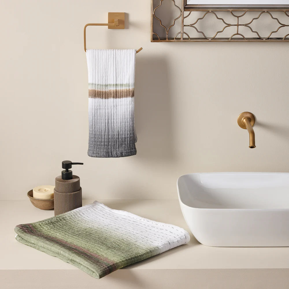 Savanna Rain Cotton Gauze Bath Set