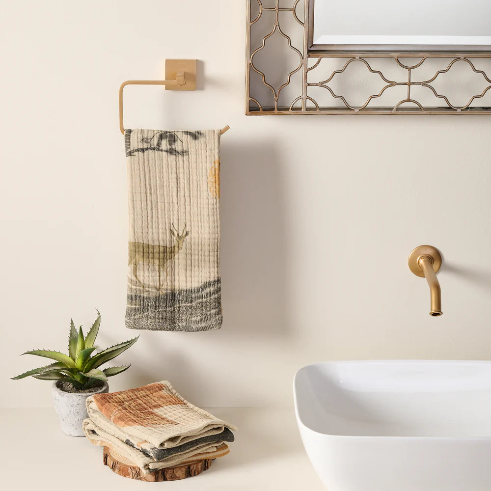 Savanna Sun Cotton Gauze Hand Towel