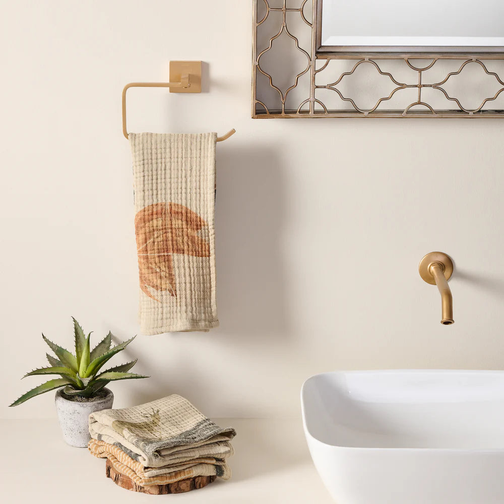 Savanna Sun Cotton Gauze Hand Towel