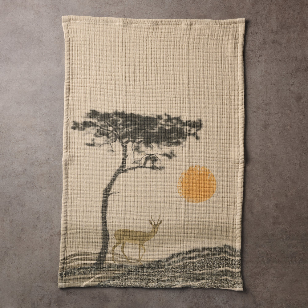 Savanna Sun Cotton Gauze Hand Towel