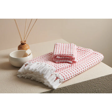 Sprinkle Box Cotton Waffle Bath Set