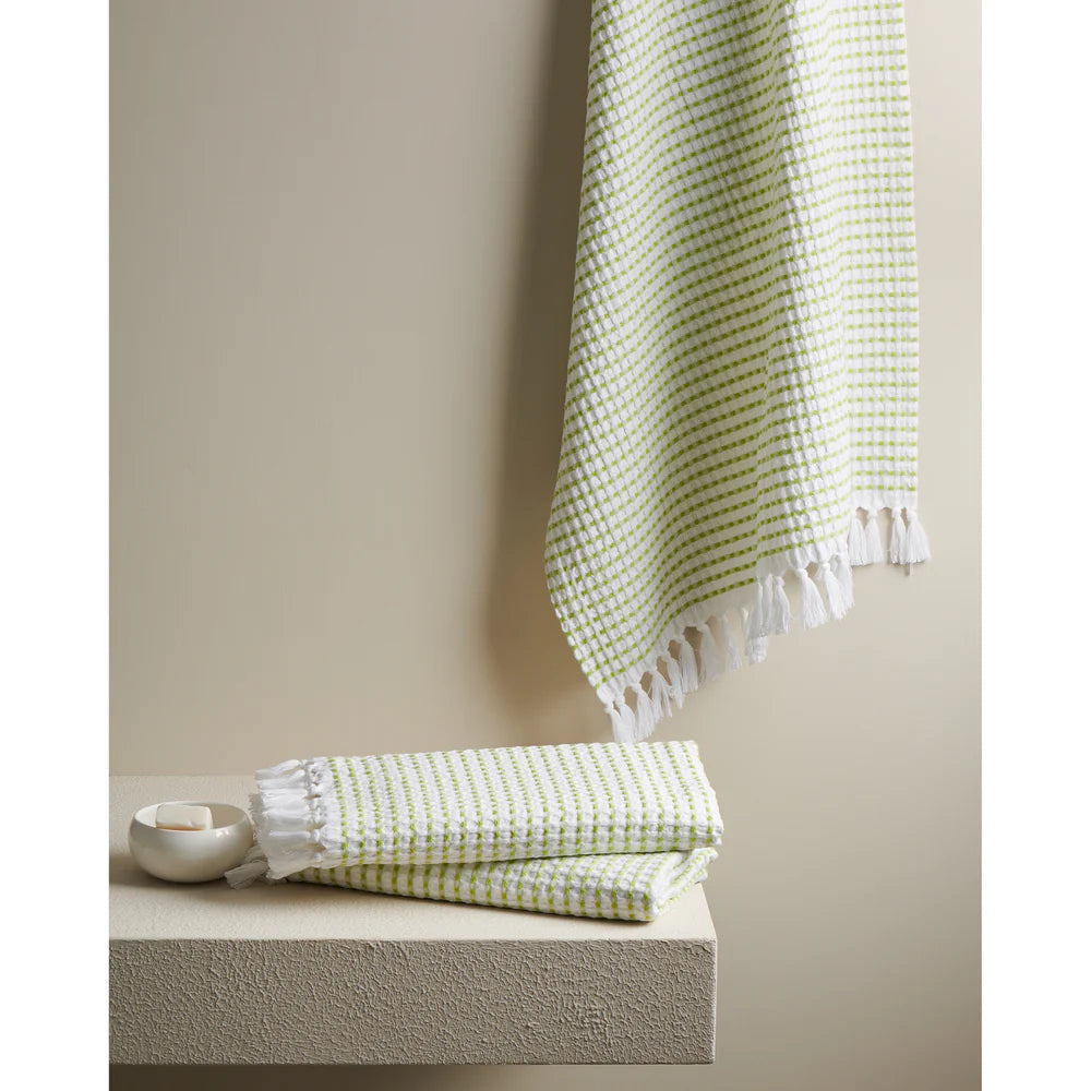 Sprinkle Box Cotton Waffle Bath Towel