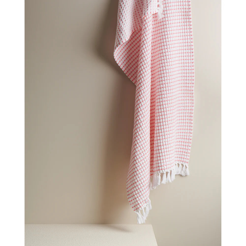 Sprinkle Box Cotton Waffle Bath Towel