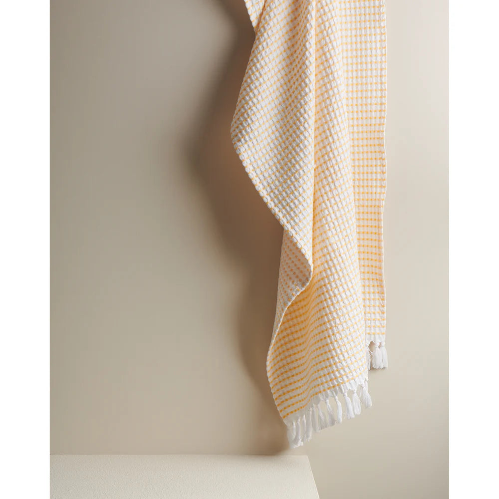 Sprinkle Box Cotton Waffle Bath Towel