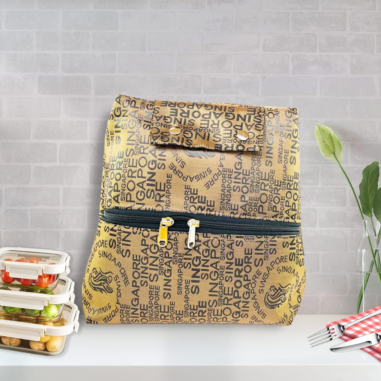 Alphabetic Words Lunch Bag