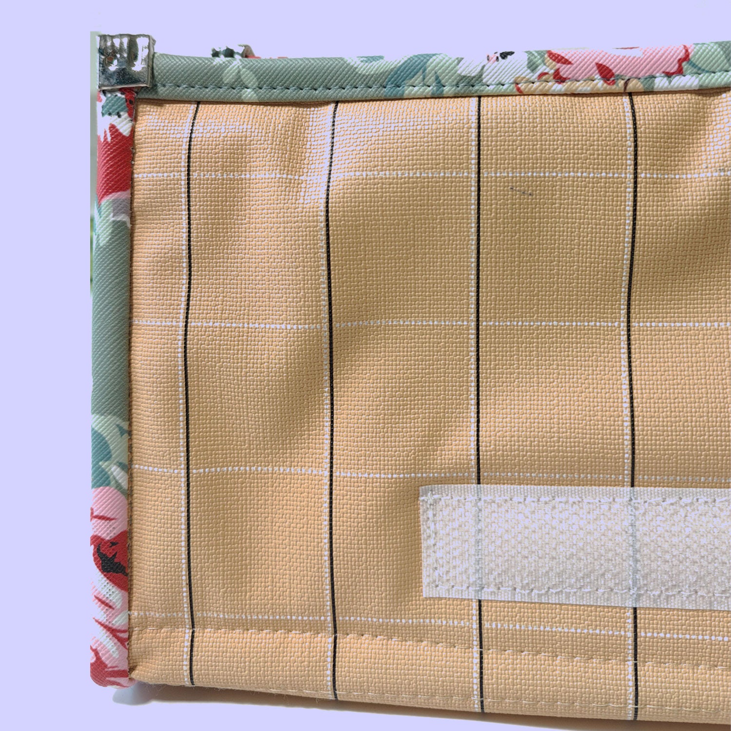 Travel Kits for Cosmetics and Essentials |  Toiletry Bag | Brown Olive Green Flower Design pouch