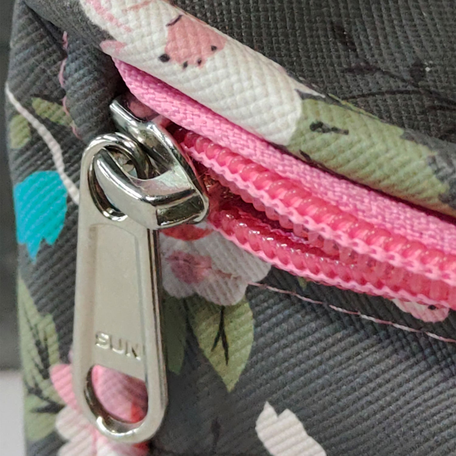 Travel Kits for Jewellery   |  Accessories Bag | Black Pink Flower Design pouch