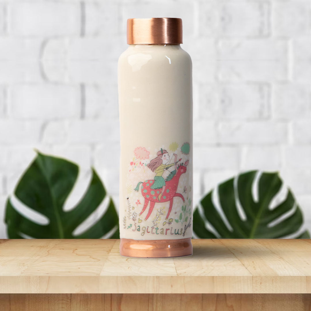 Unicorn Girl Sagi | 100% Pure Copper Bottle|500 ml | Peacoy