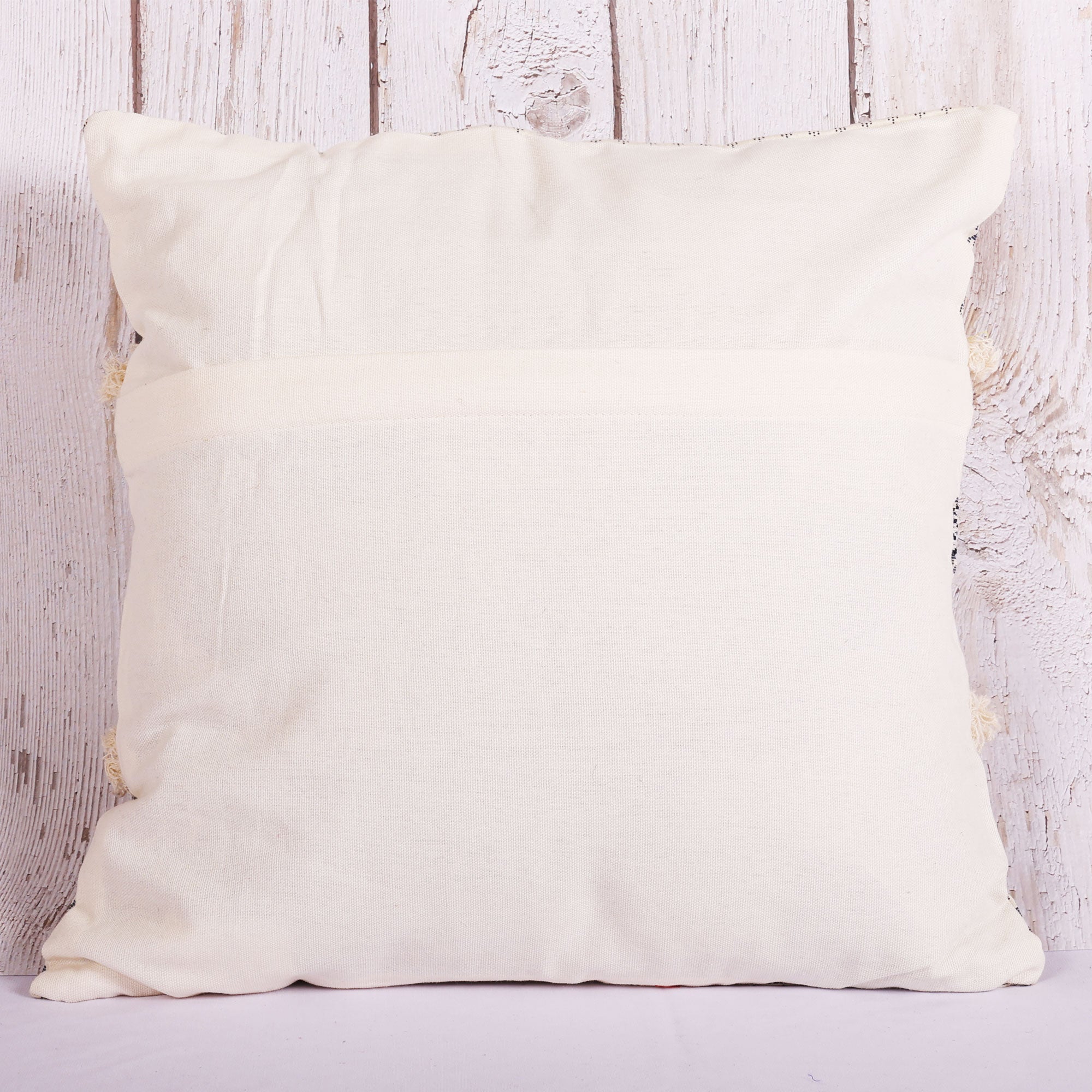 Glam and Boho 100% Cotton Cushion Cover - 16 x 16 inches