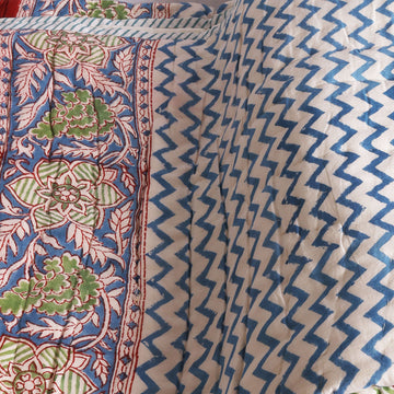 Jaipuri Quilt for Double Bed (Design II)