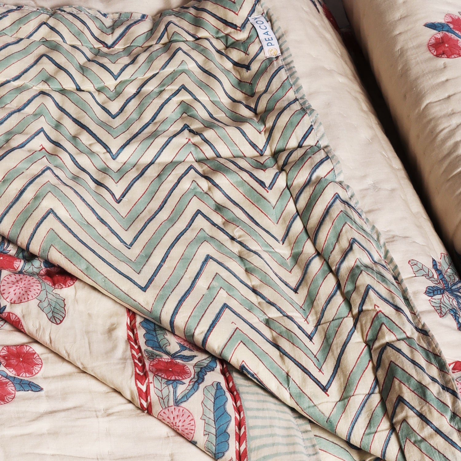 Jaipuri Quilt for Double Bed (Design VII)