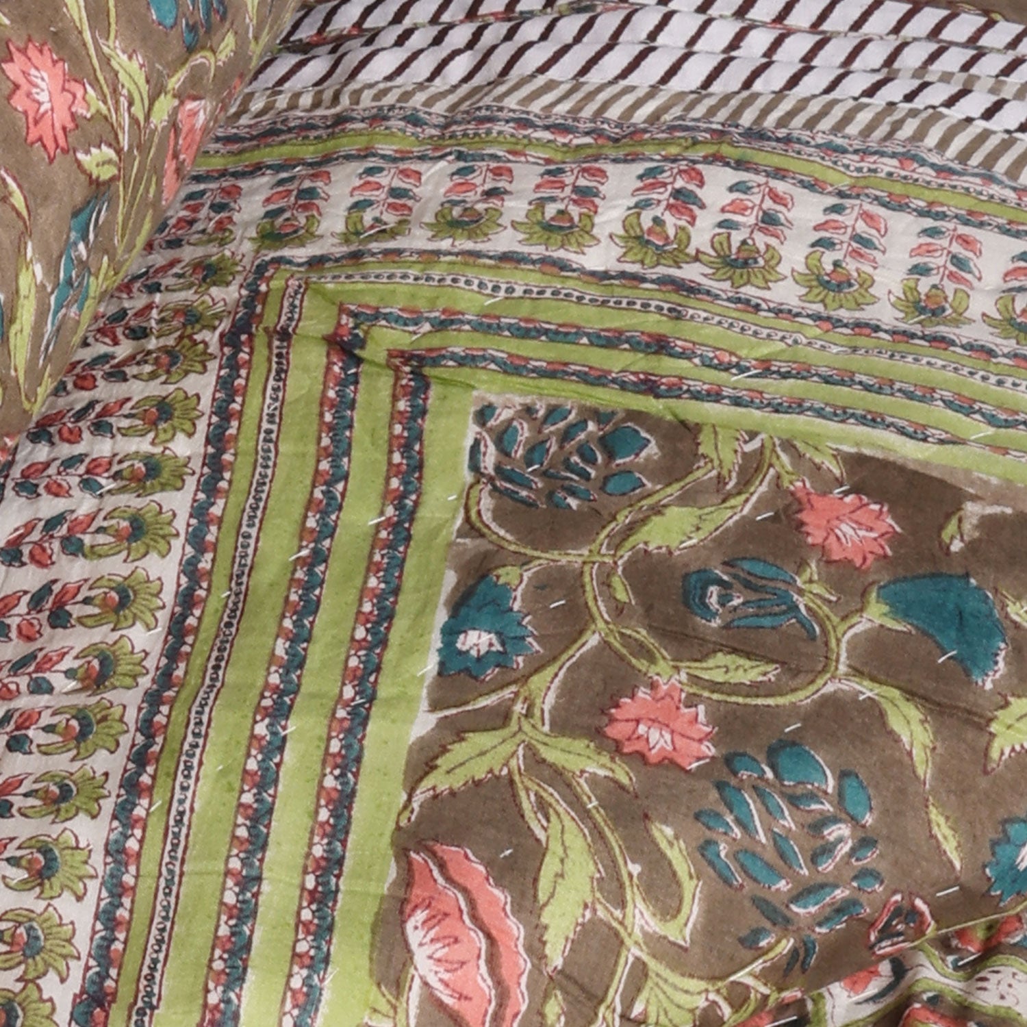 Jaipuri Quilt for Double Bed (Design VI)