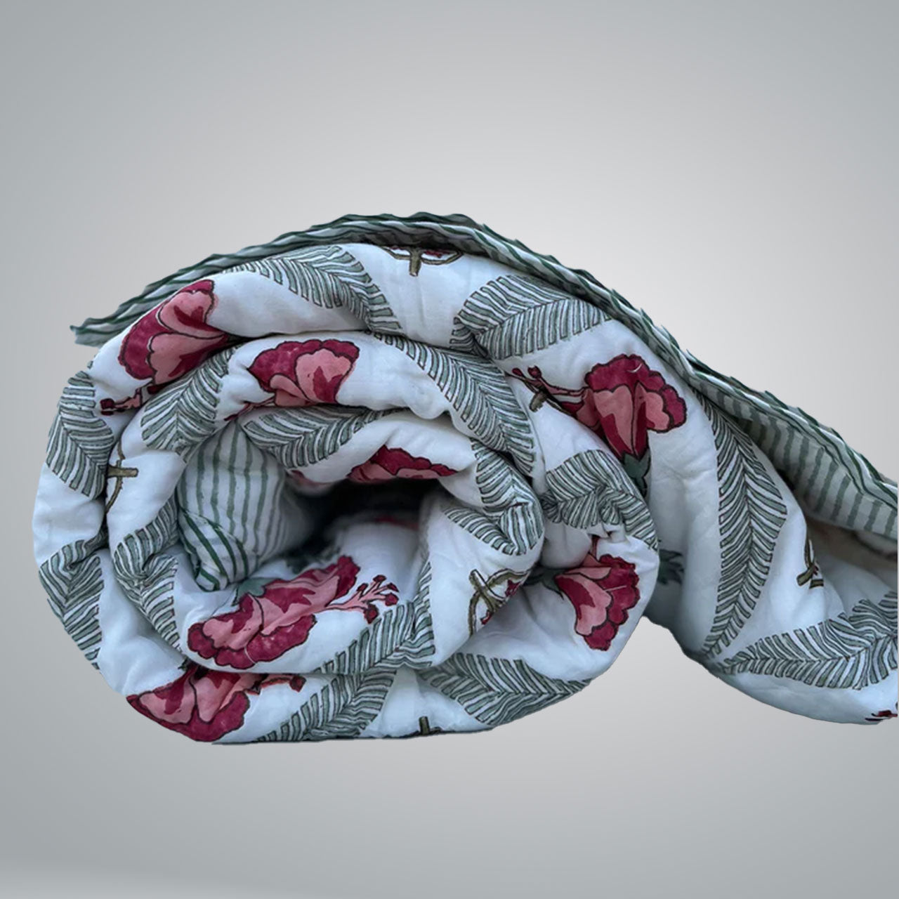 Jaal Flowers Printed Quilts