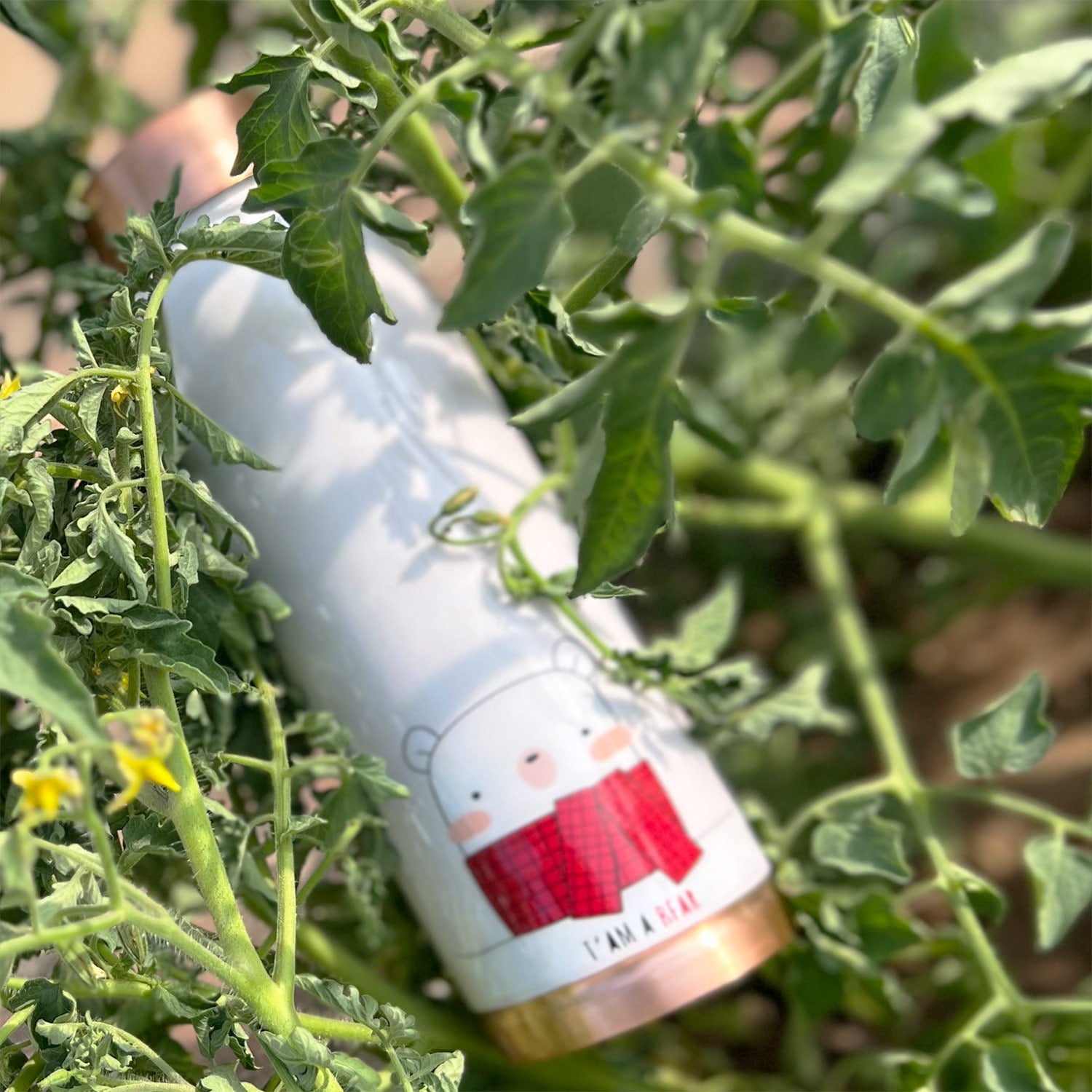 White Pure Copper Bottle - 1000 ml