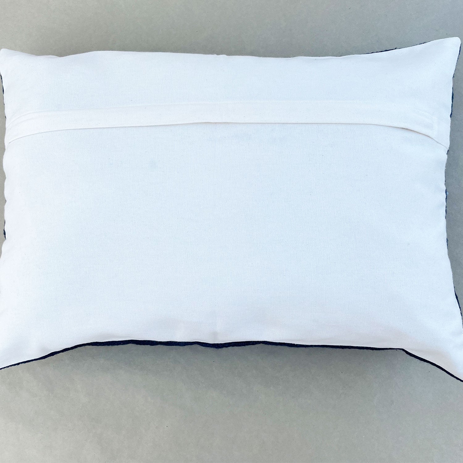 Navy Blue Beauty TNT Fabric Lumber Pillow Cover