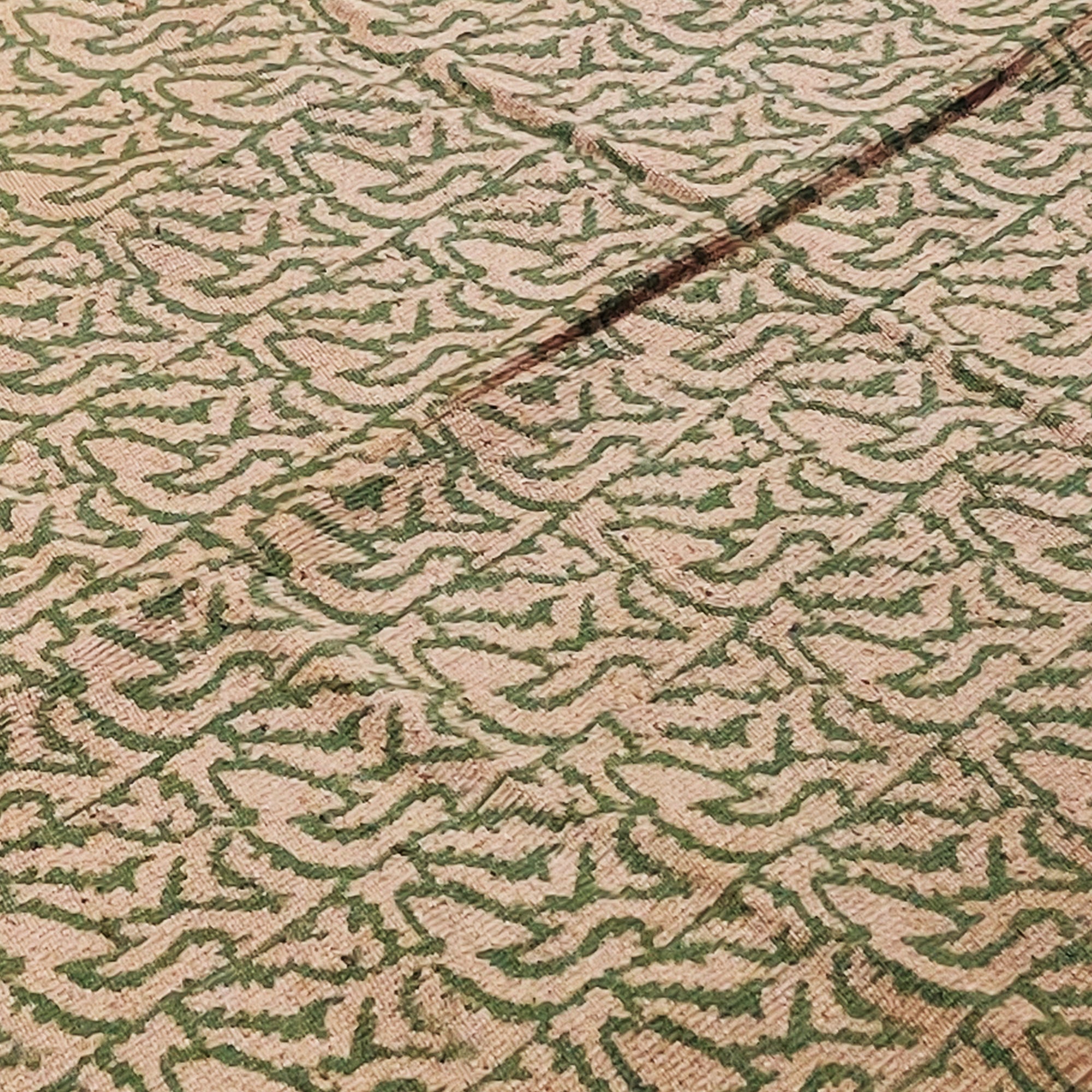 Earthy Brown Vintage Jute Rug - 6 ft x 4 ft