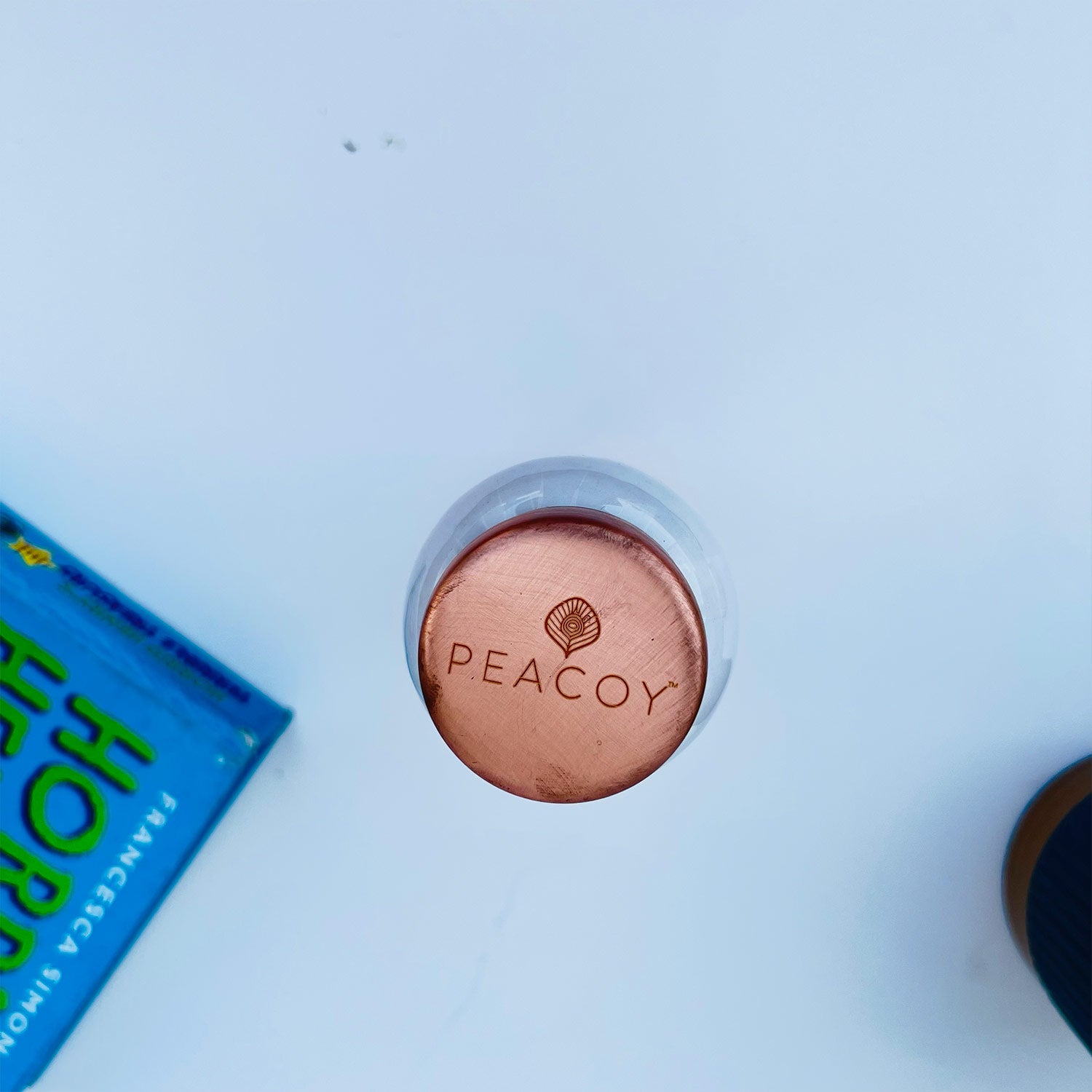 White Pure Copper Bottle - 1000 ml