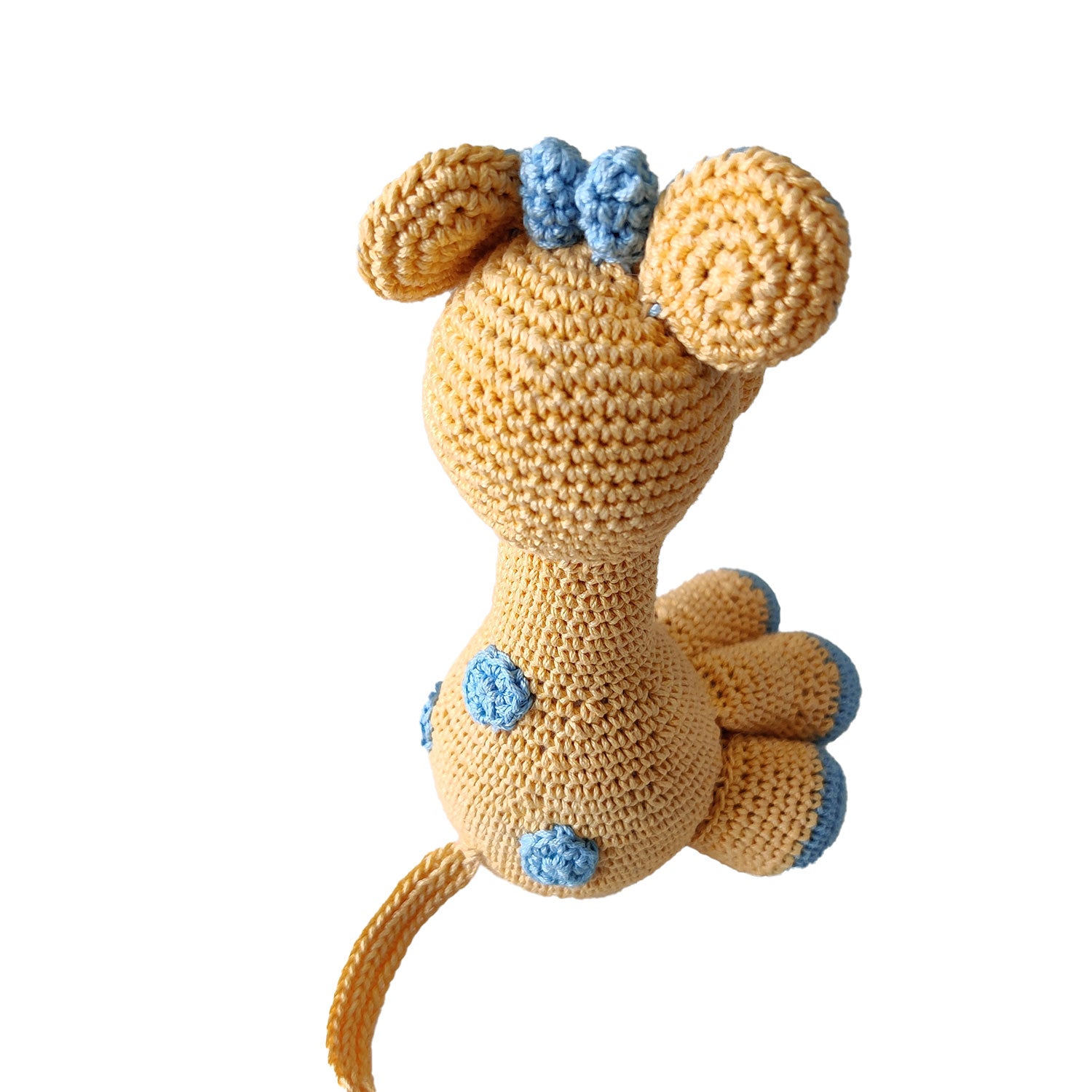 Clever Giraffe Crochet Toy  - 7 inches tall | Peacoy