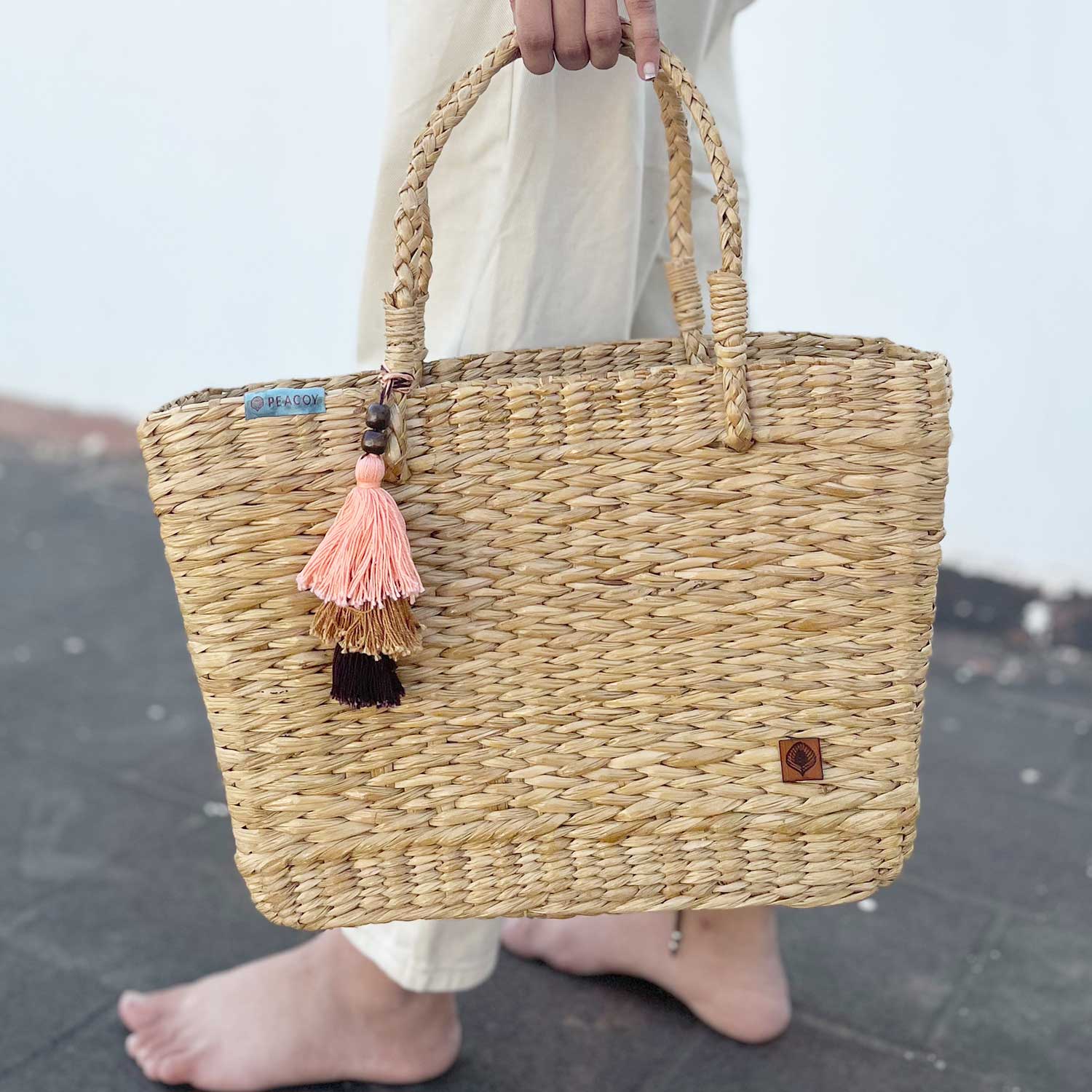 Cute Kauna Designer Basket Bag - 16 x 13 x 6 inches