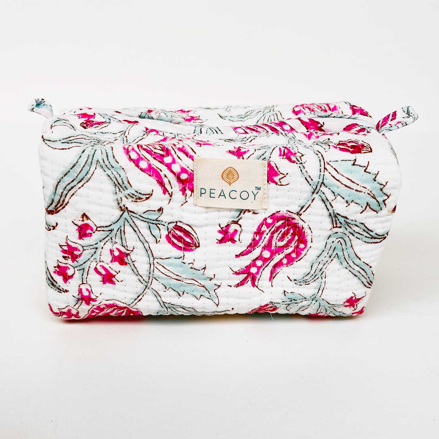 Multi Utility Travel kits Pink Floral Print (Set of two)