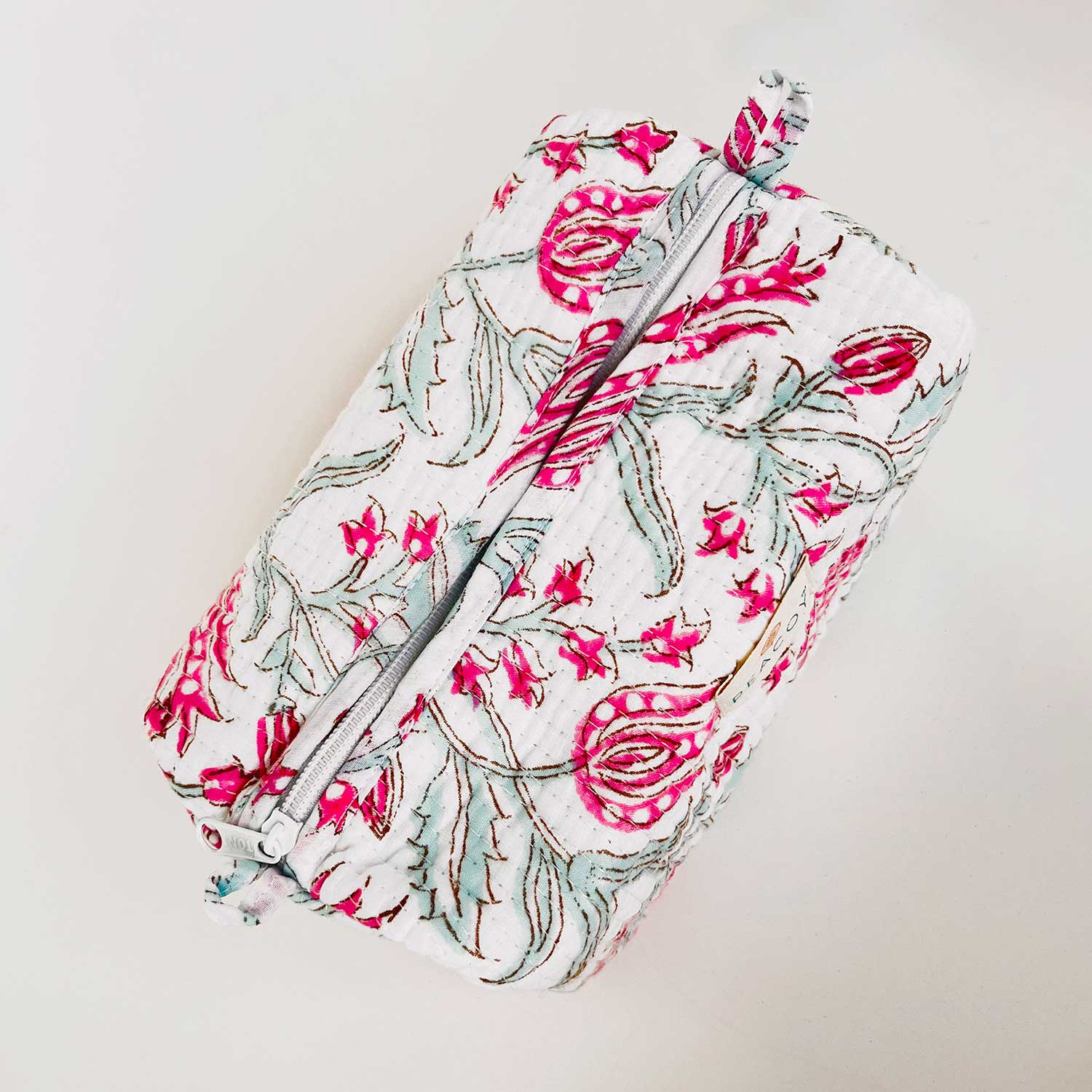 Multi Utility Travel kits Pink Floral Print (Set of two)