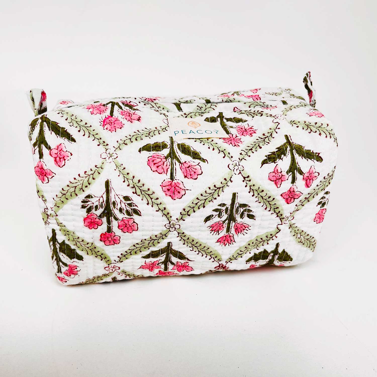 Multi Utility Travel kit Floral Jaal Print (Set of two)