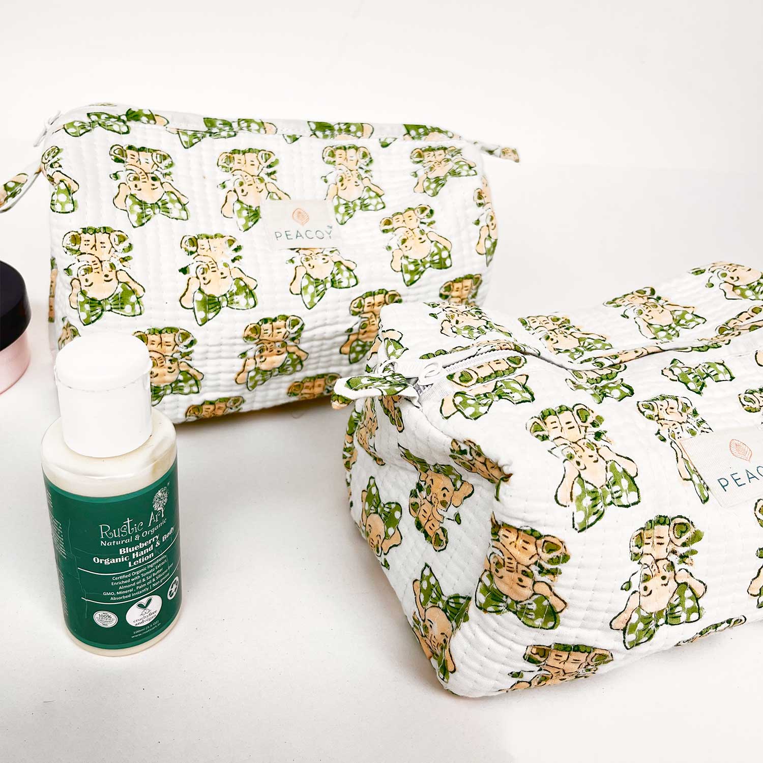 Multi Utility Travel kits Elephant Print (Set of two)