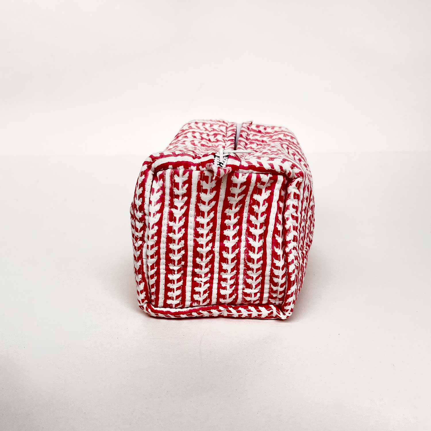 Multi Utility Travel kits Red Leaf Print (Set of two)