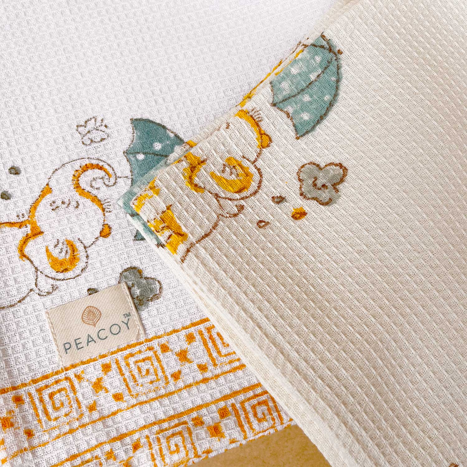 Kids Indian Elephant Printed Towel  30x60 Inches
