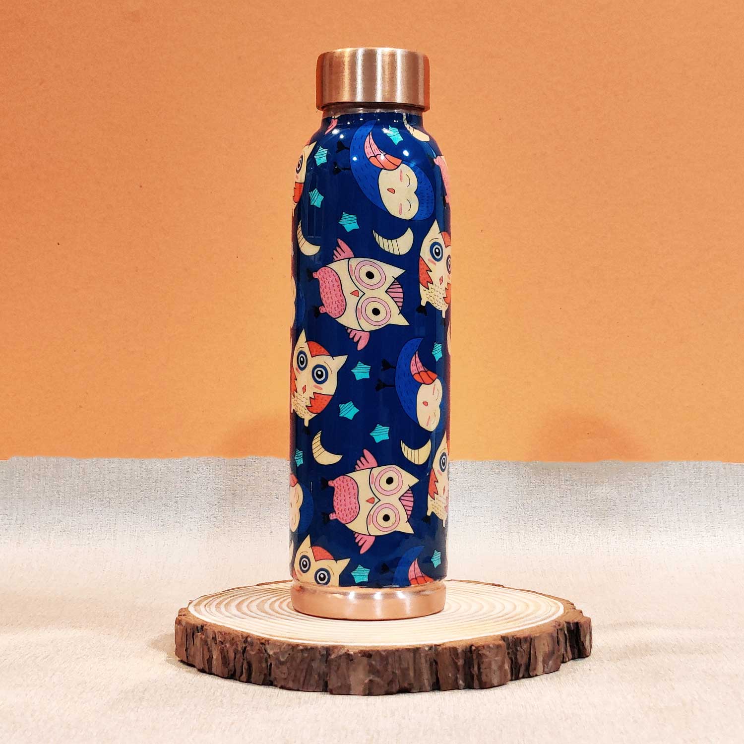 Blue Owl 100% Pure Copper Bottle - 1000 ml