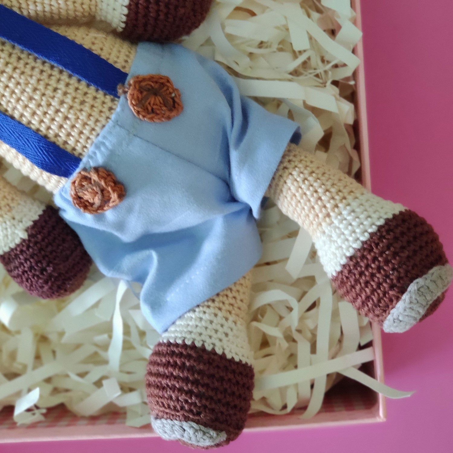 Mr. Horsie Soft Crochet Toy Gift Hamper - 12 x 5 inches | Peacoy