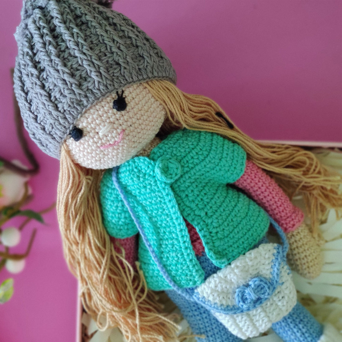 Molly Doll Crochet Toy - 12 x 4 inches