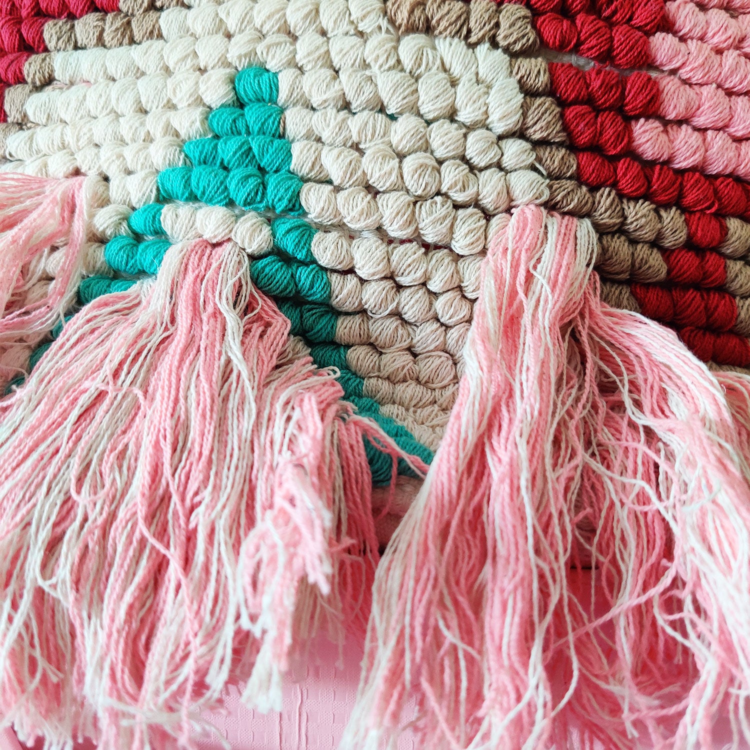 Tassle Pink Planter Gift Set