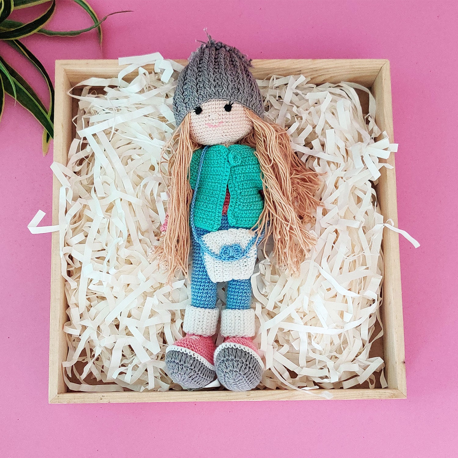 Molly Doll Crochet Toy - 12 x 4 inches