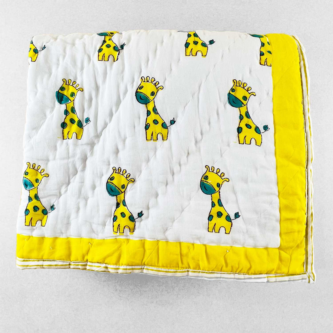 Baby Quilt Cute Giraffe Single Quilt 40x60 Inches