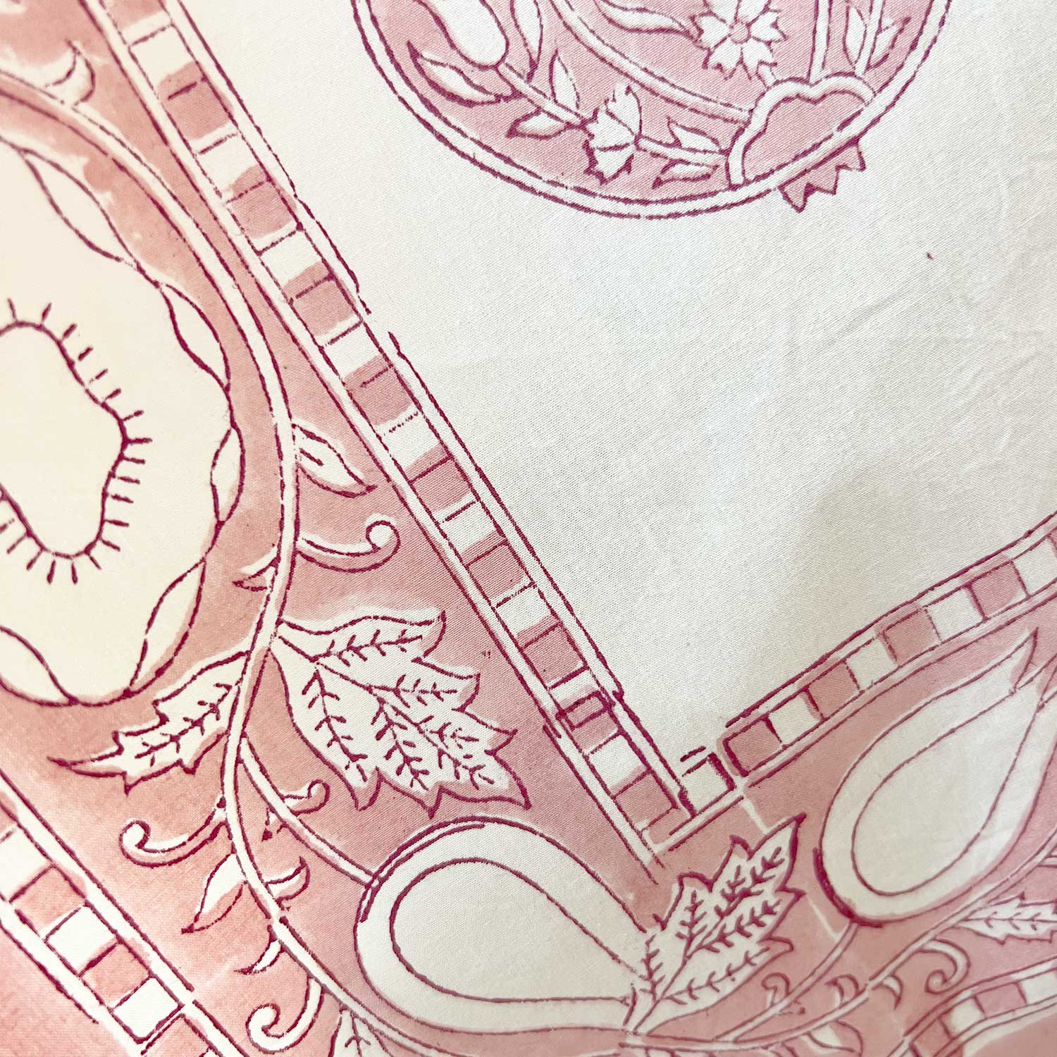 Pomegranate Motif Jaipuri Bedsheet 90"x108"