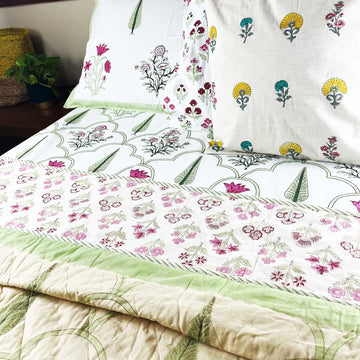 Wine Jaipuri Quilt