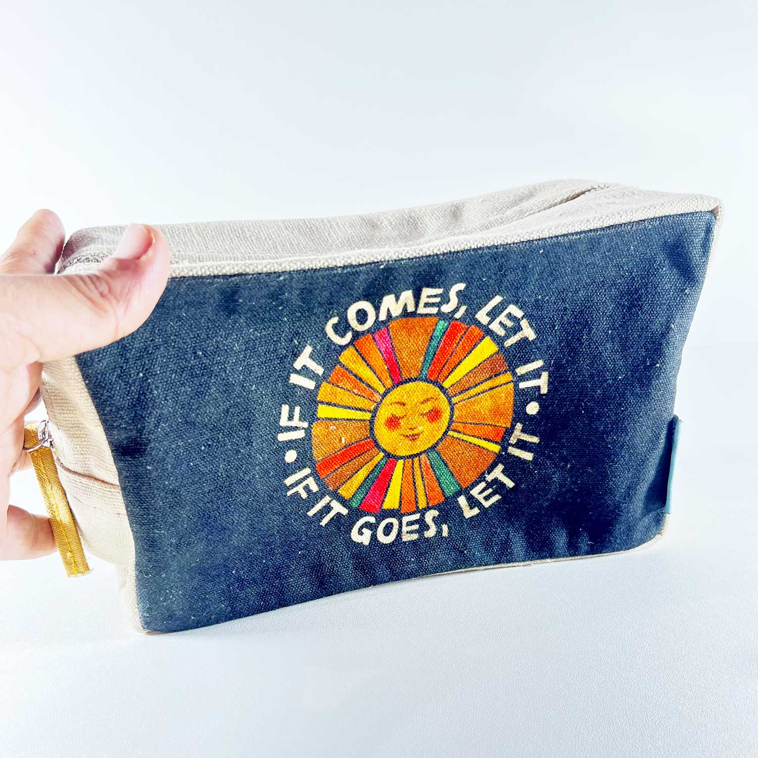 Black Modern Sun Utility Pouches Set of 3