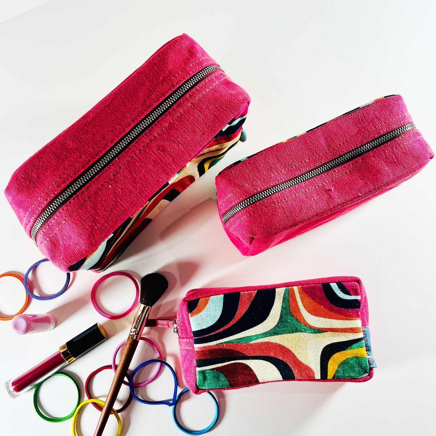 Colour Hues Utility Pouches Set of 3
